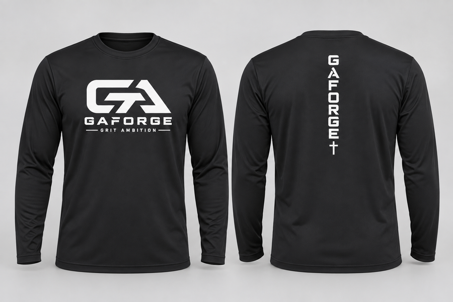 GAFORGE Camo Logo Long Sleeve Tee