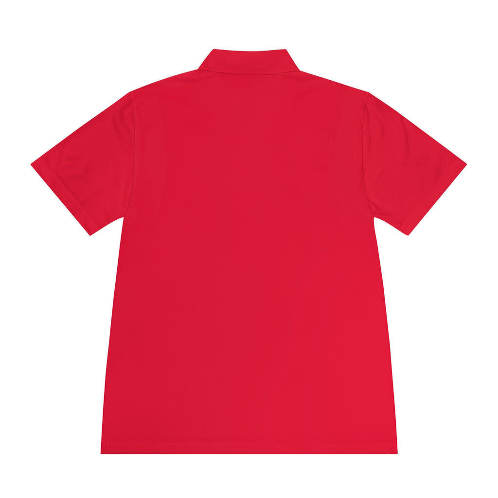 Gaforge Logo Men’s Sport Polo — Performance Black Golf Polo