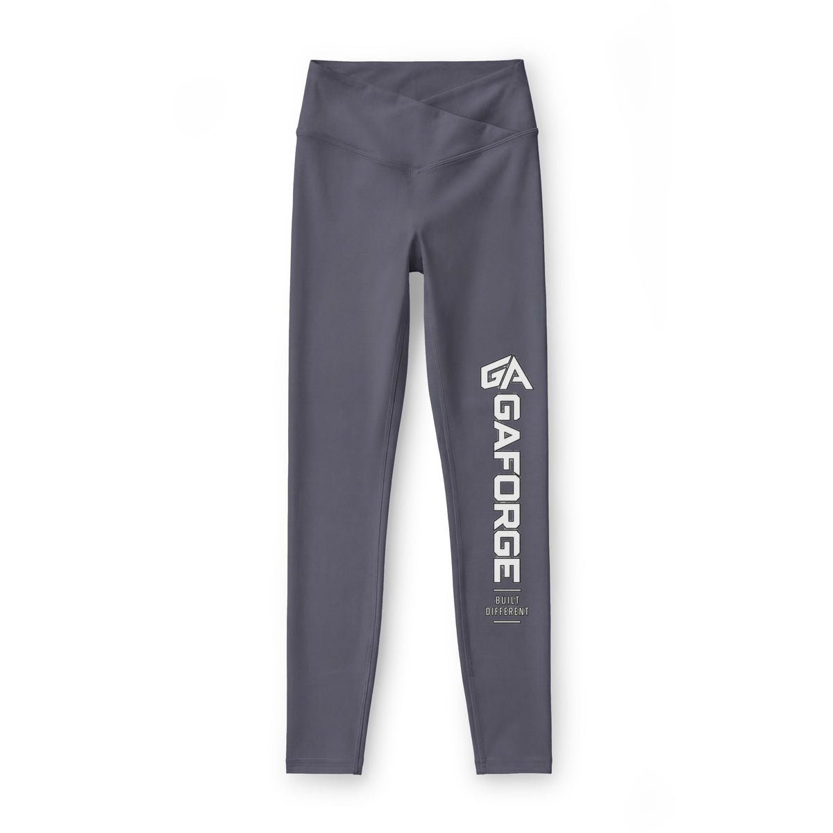 GAFORGE Vertical Logo Women's Leggings — Black Athletic Yoga & Workout Tights