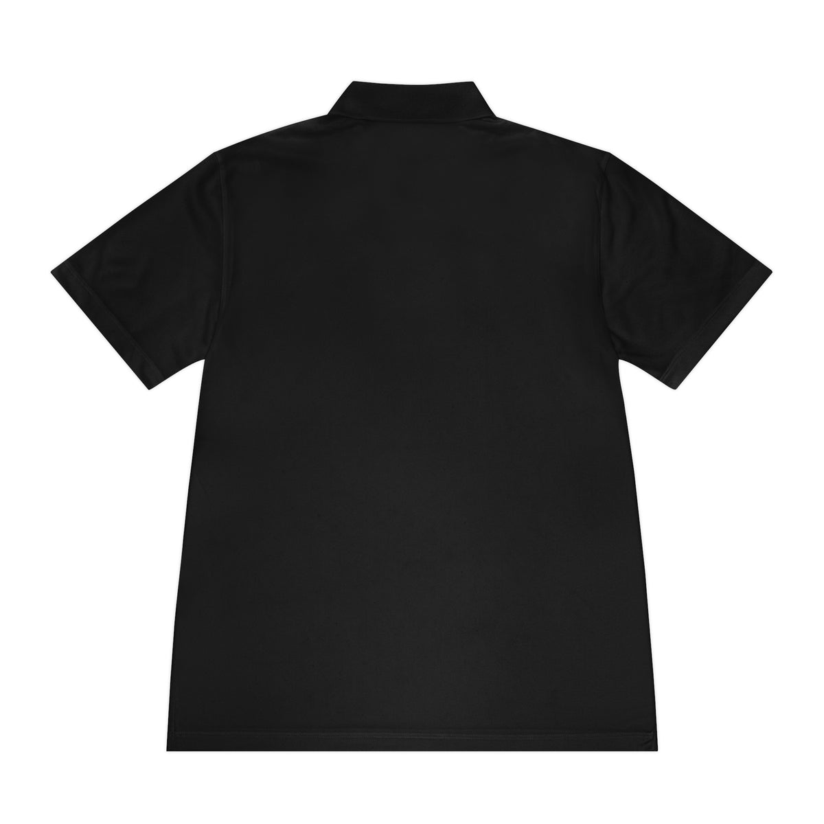Gaforge Logo Men’s Sport Polo — Performance Black Golf Polo