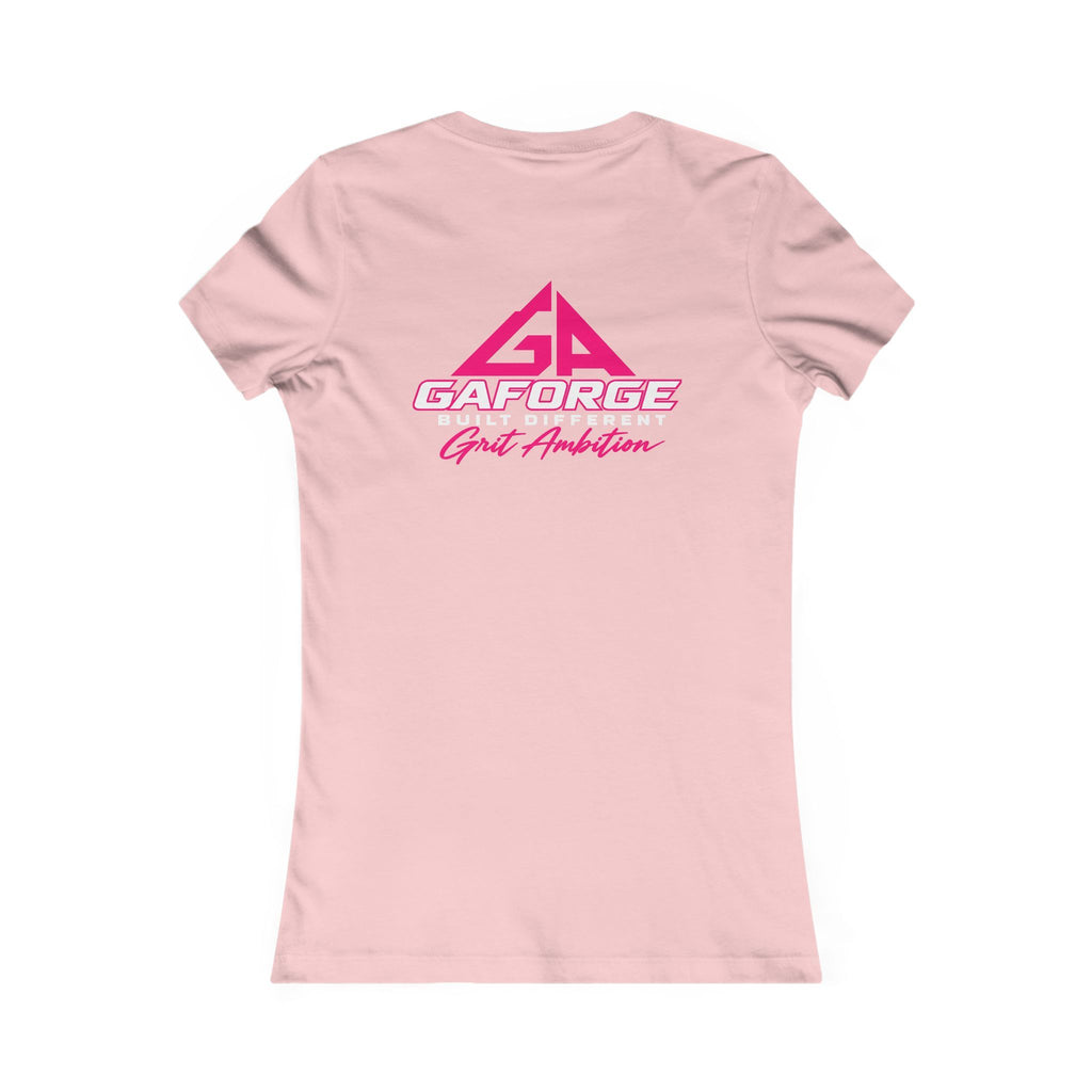 GAFORGE Women’s Graphic Tee — 'Grit Forge' Pink Logo