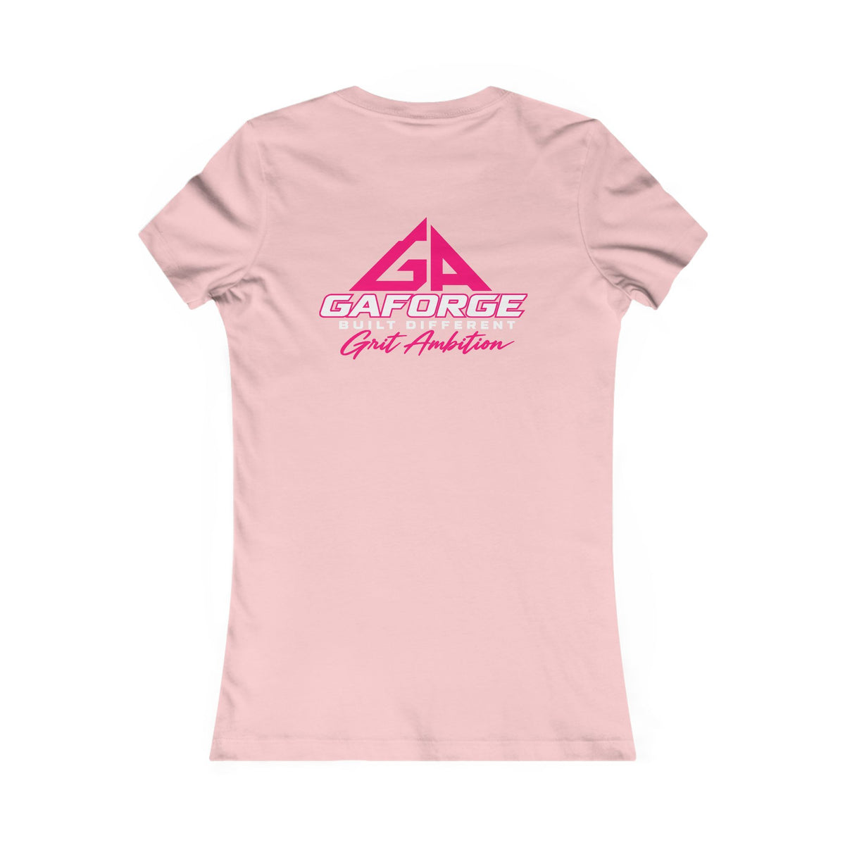 GAFORGE Women’s Graphic Tee — 'Grit Forge' Pink Logo