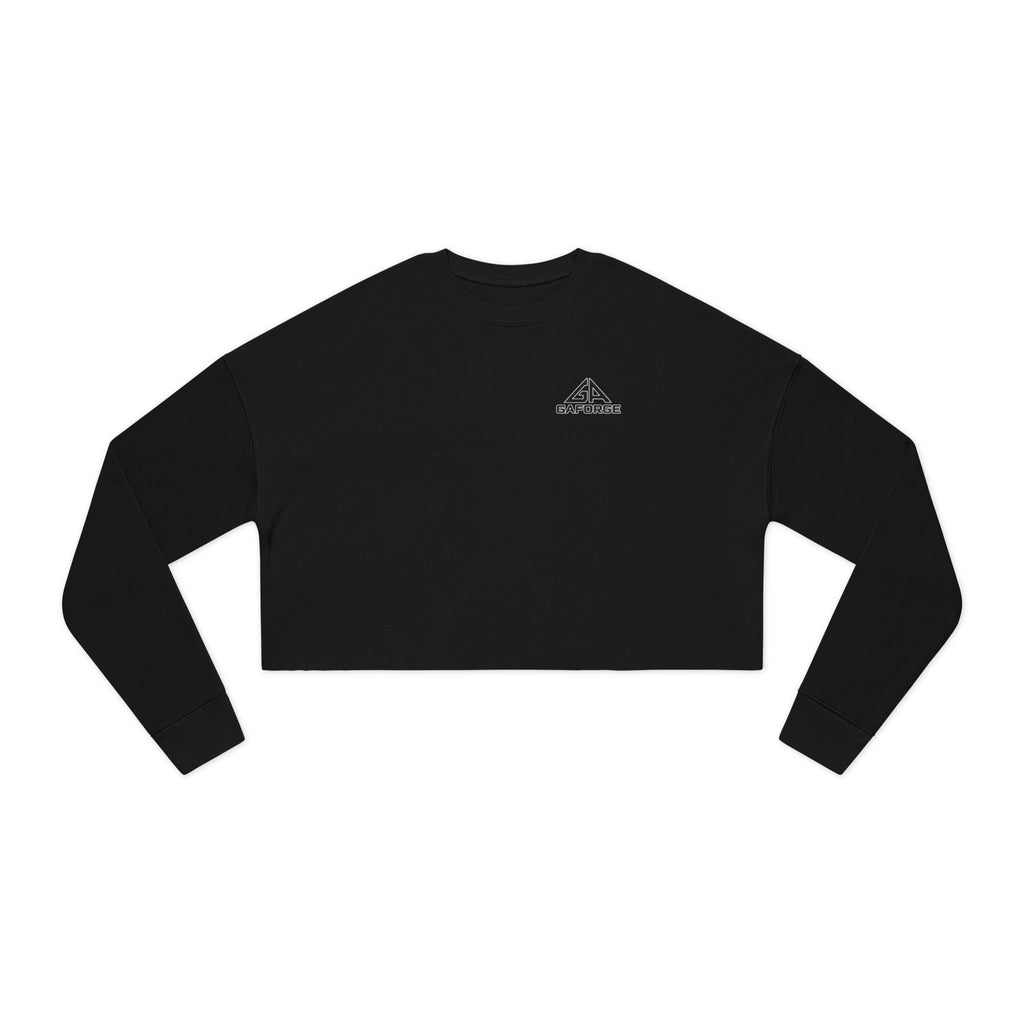 Gaforge Logo Cropped Sweatshirt — Women's Casual Branded Crewneck