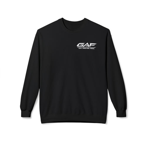 Crewneck Sweatshirt — 'GAFORCE' Minimal Streetwear Graphic Crewneck