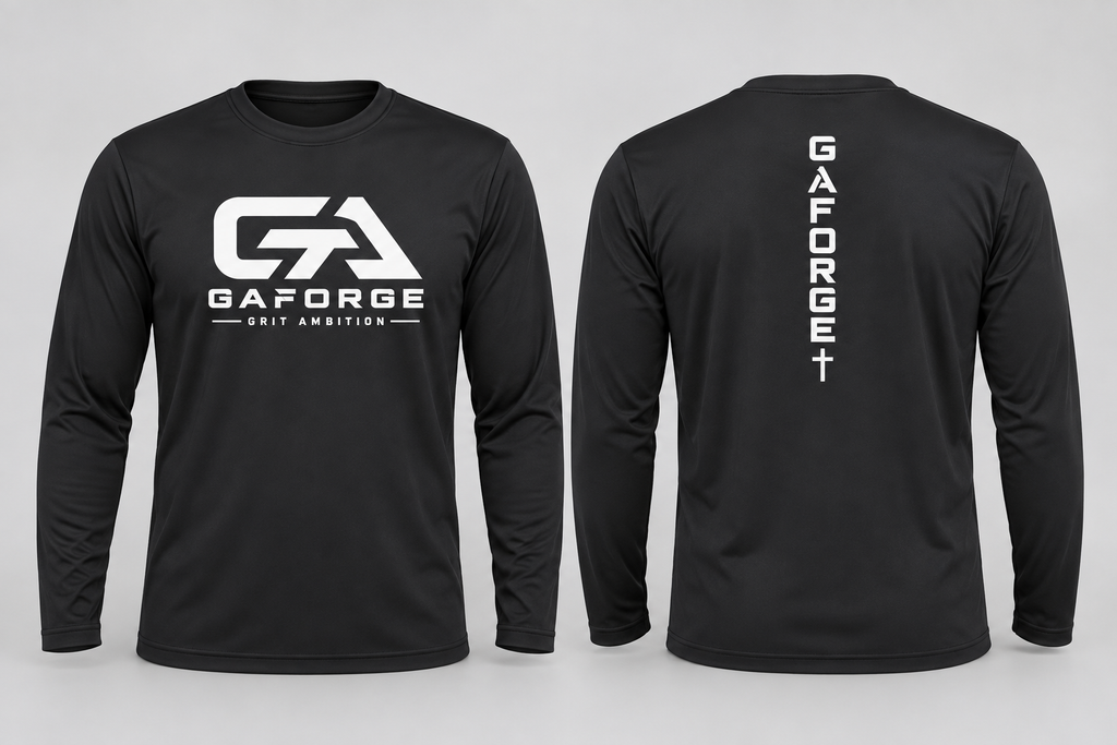 GAFORGE Camo Logo Long Sleeve Tee