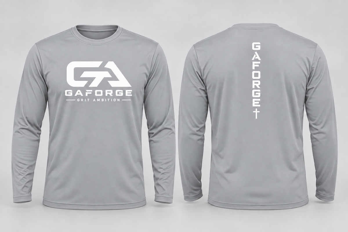GAFORGE Camo Logo Long Sleeve Tee