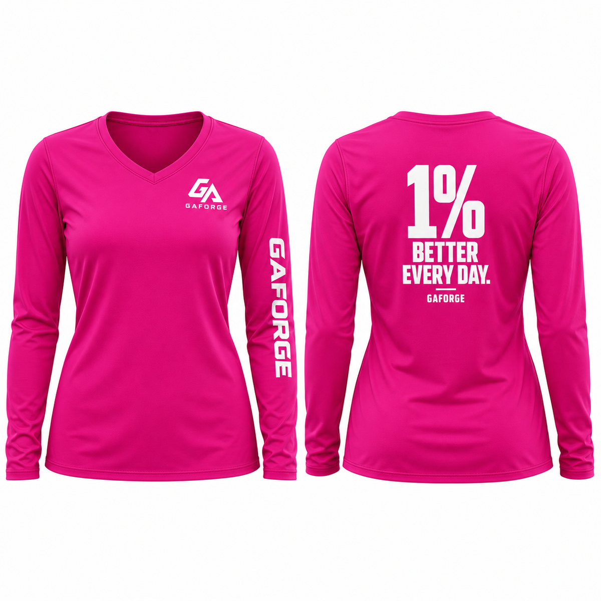 Women's Momentum Long Sleeve V-Neck Tee — Athletic Performance Top