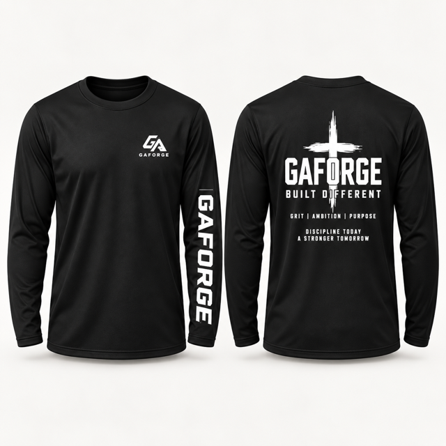 GA Force Logo Long Sleeve Shirt — Performance Athletic Tee