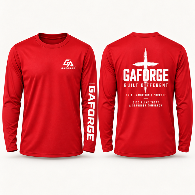GA Force Logo Long Sleeve Shirt — Performance Athletic Tee