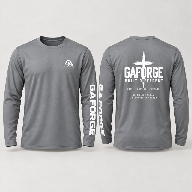GA Force Logo Long Sleeve Shirt — Performance Athletic Tee