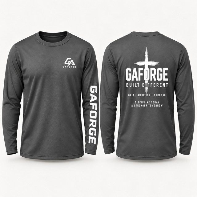 GA Force Logo Long Sleeve Shirt — Performance Athletic Tee