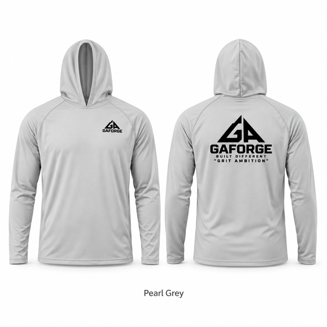 Solar Logo Hoodie — GAForge 'Grit Ambition' Pullover