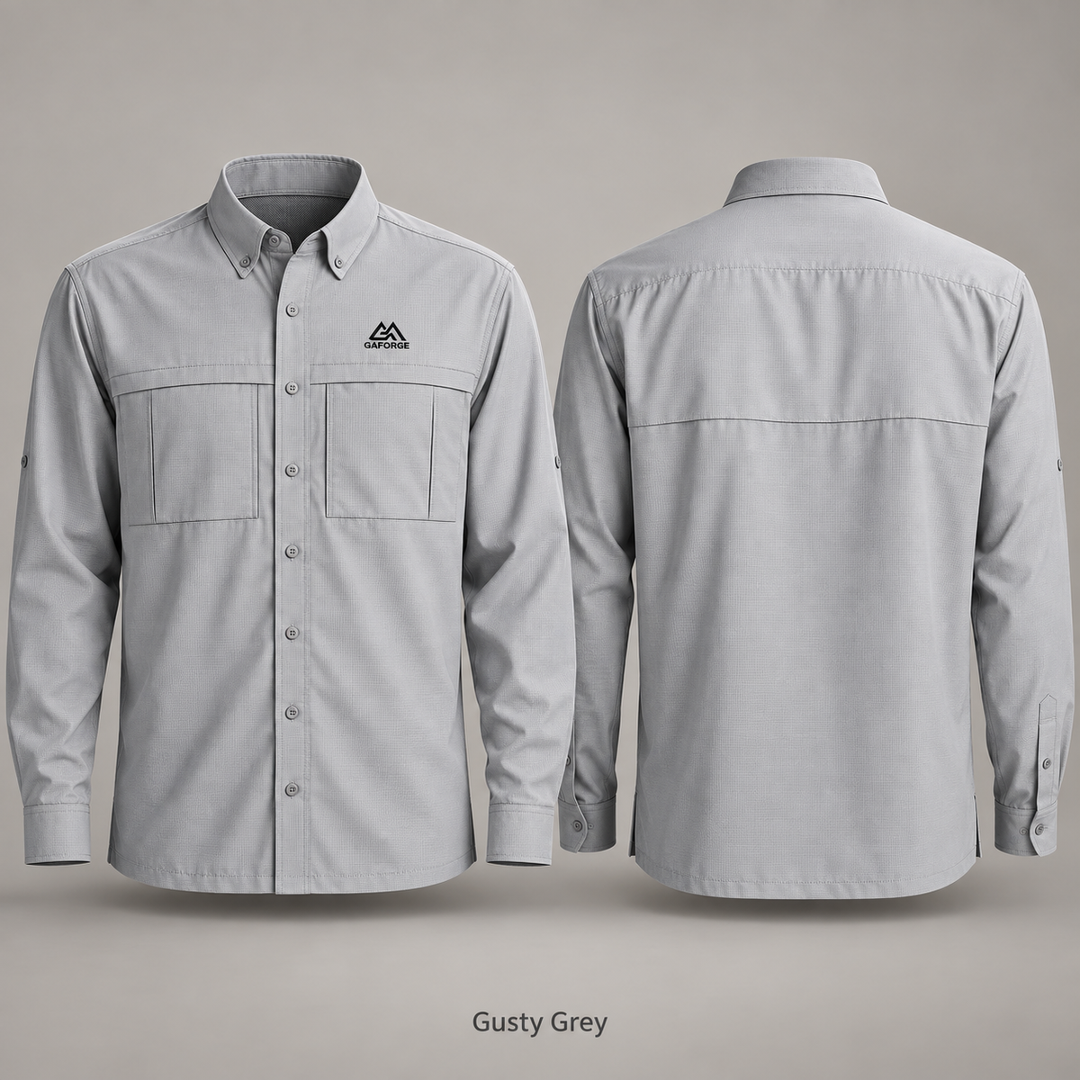 Men's Embroidered Long Sleeve UV Daybreak Button-Up Shirt