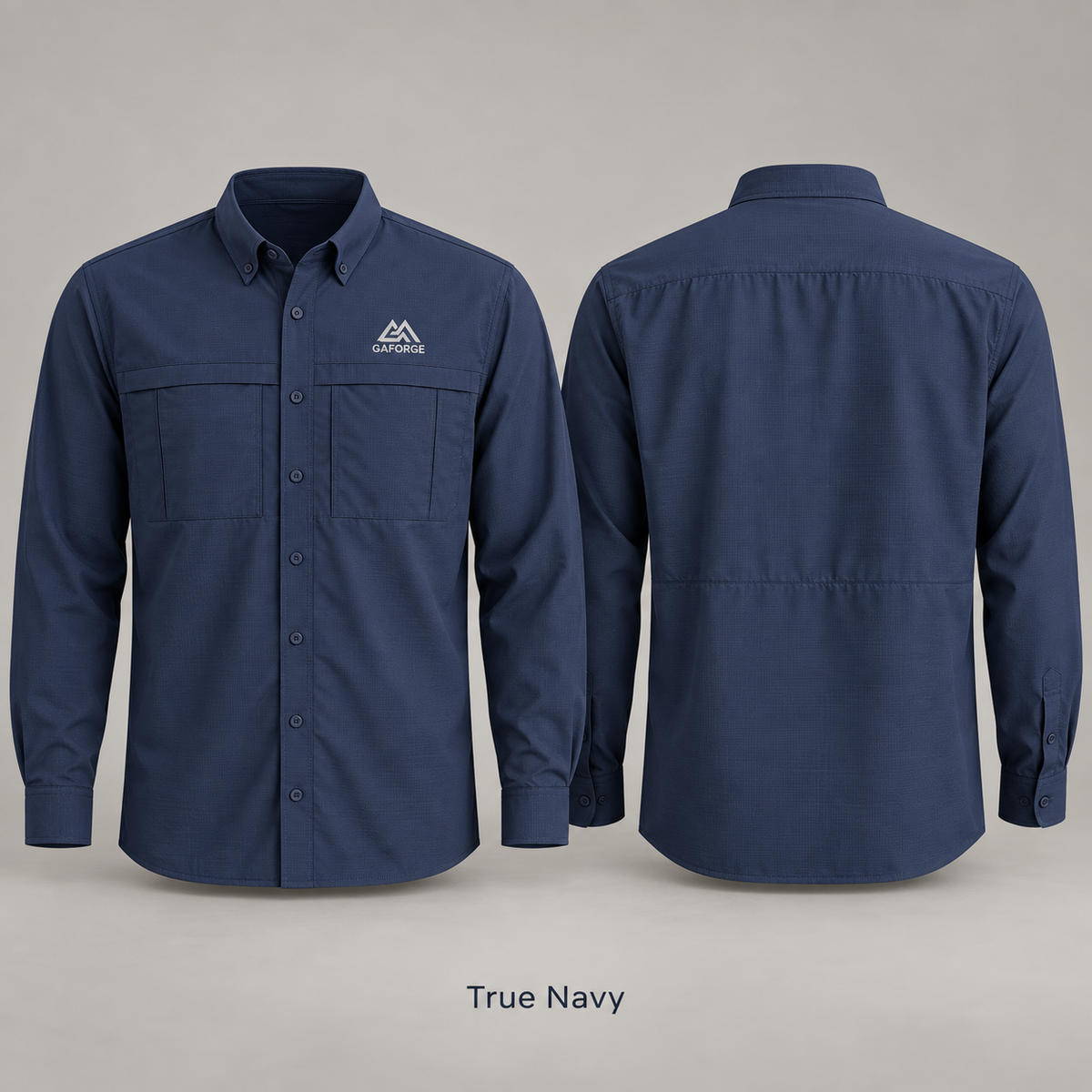 Men's Embroidered Long Sleeve UV Daybreak Button-Up Shirt