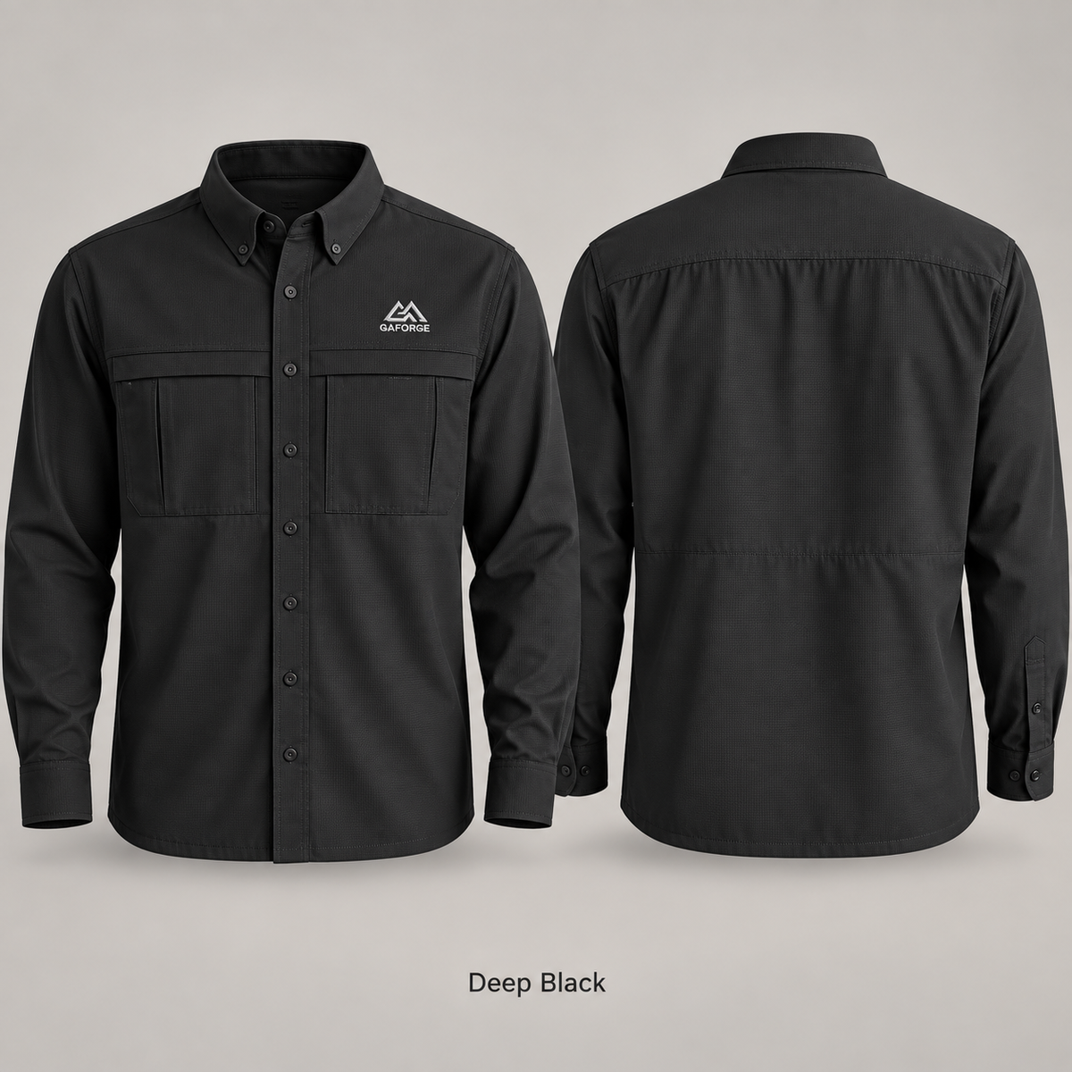 Men's Embroidered Long Sleeve UV Daybreak Button-Up Shirt