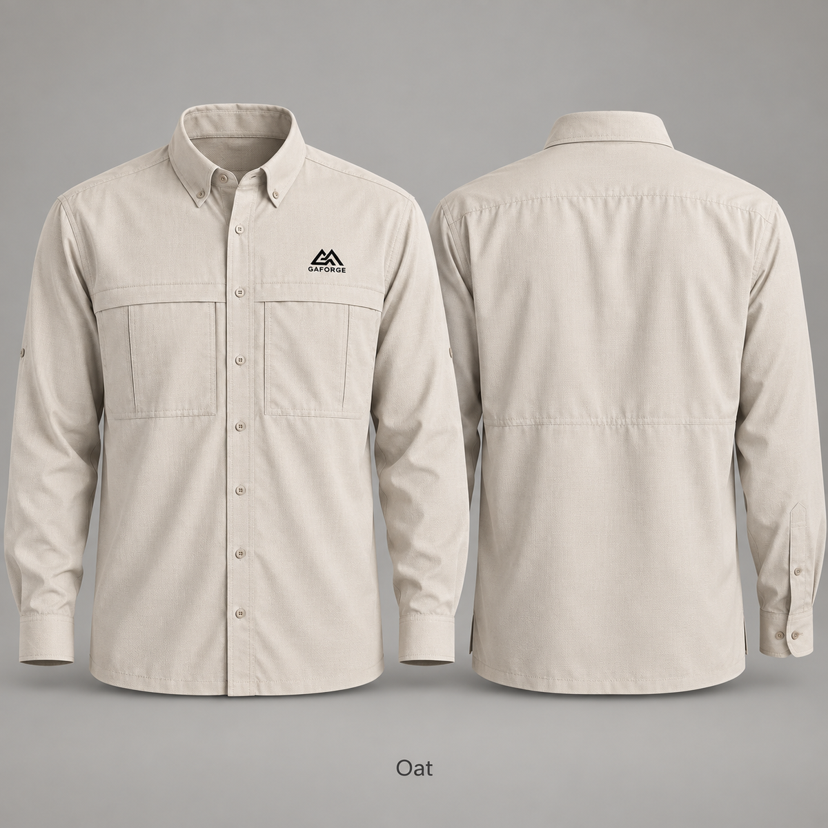 Men's Embroidered Long Sleeve UV Daybreak Button-Up Shirt