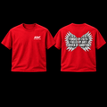 Motivational Wings T-Shirt — "Forged by Faith. Fueled by Grit. Driven by Ambition."