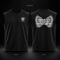 GAF Logo Muscle Tee — Vintage Garment-Dyed Sleeveless Shirt