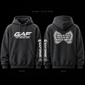 GAE 'Grit. Ambition. Forge.' Hoodie — Forged by Faith Wings Graphic