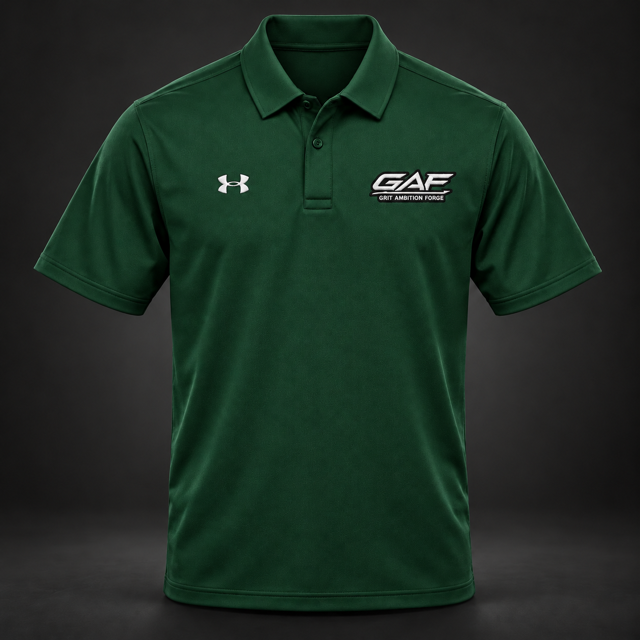Embroidered Men's Performance Polo - White Under Armour® Golf Shirt