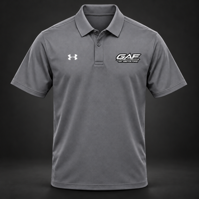 Embroidered Men's Performance Polo - White Under Armour® Golf Shirt
