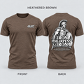 Men's 'Iron Sharpens Iron' Warrior T‑Shirt – Motivational Spartan Gym Tee