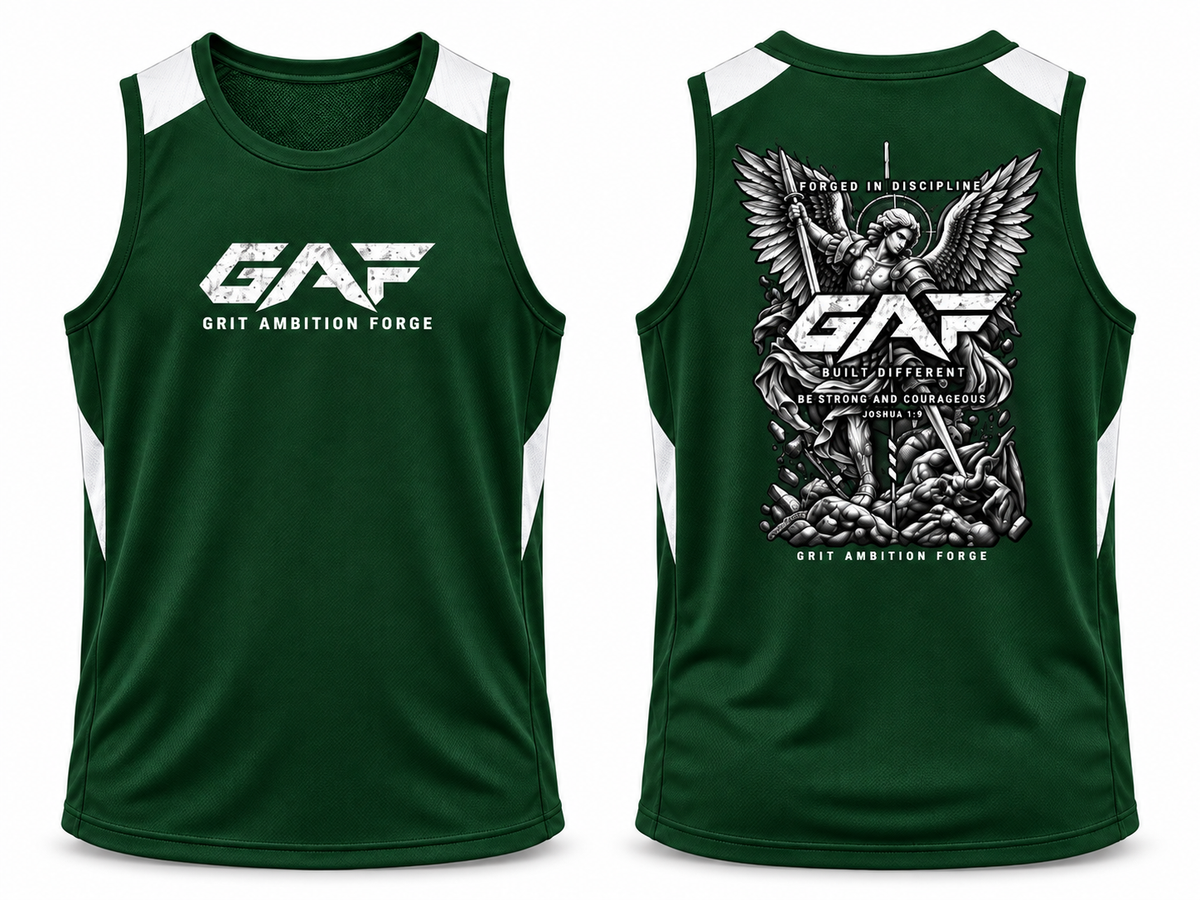 GAO Get Amazing Focus Men's Gym & Running Tank Top