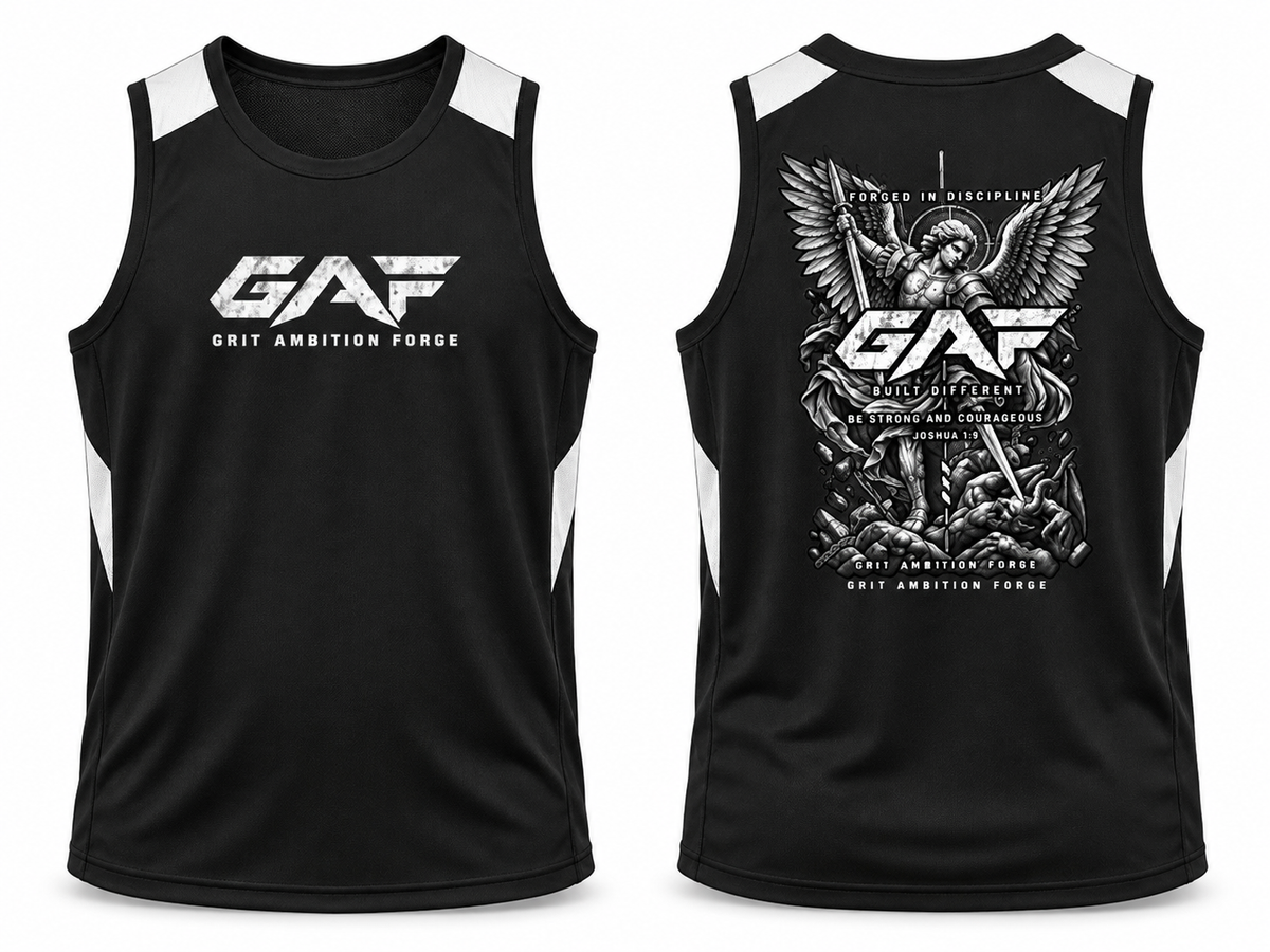 GAO Get Amazing Focus Men's Gym & Running Tank Top