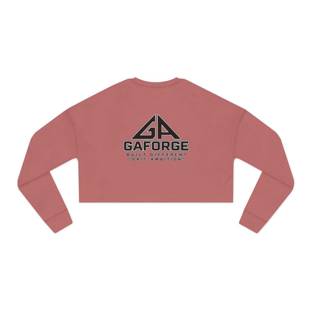 Gaforge Logo Cropped Sweatshirt — Women's Casual Branded Crewneck
