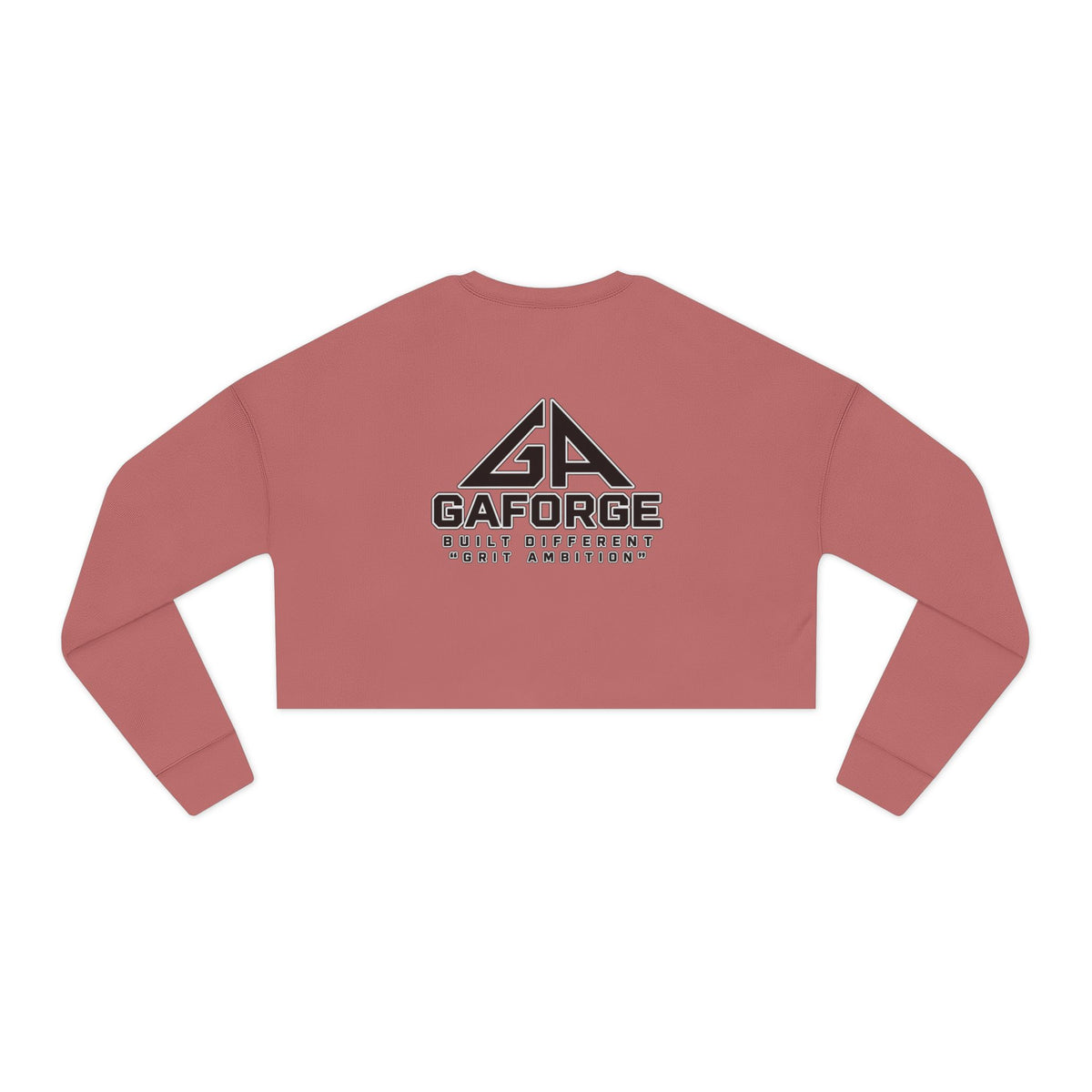 Gaforge Logo Cropped Sweatshirt — Women's Casual Branded Crewneck