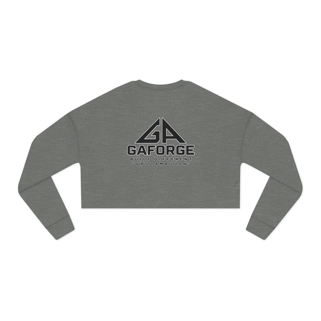 Gaforge Logo Cropped Sweatshirt — Women's Casual Branded Crewneck
