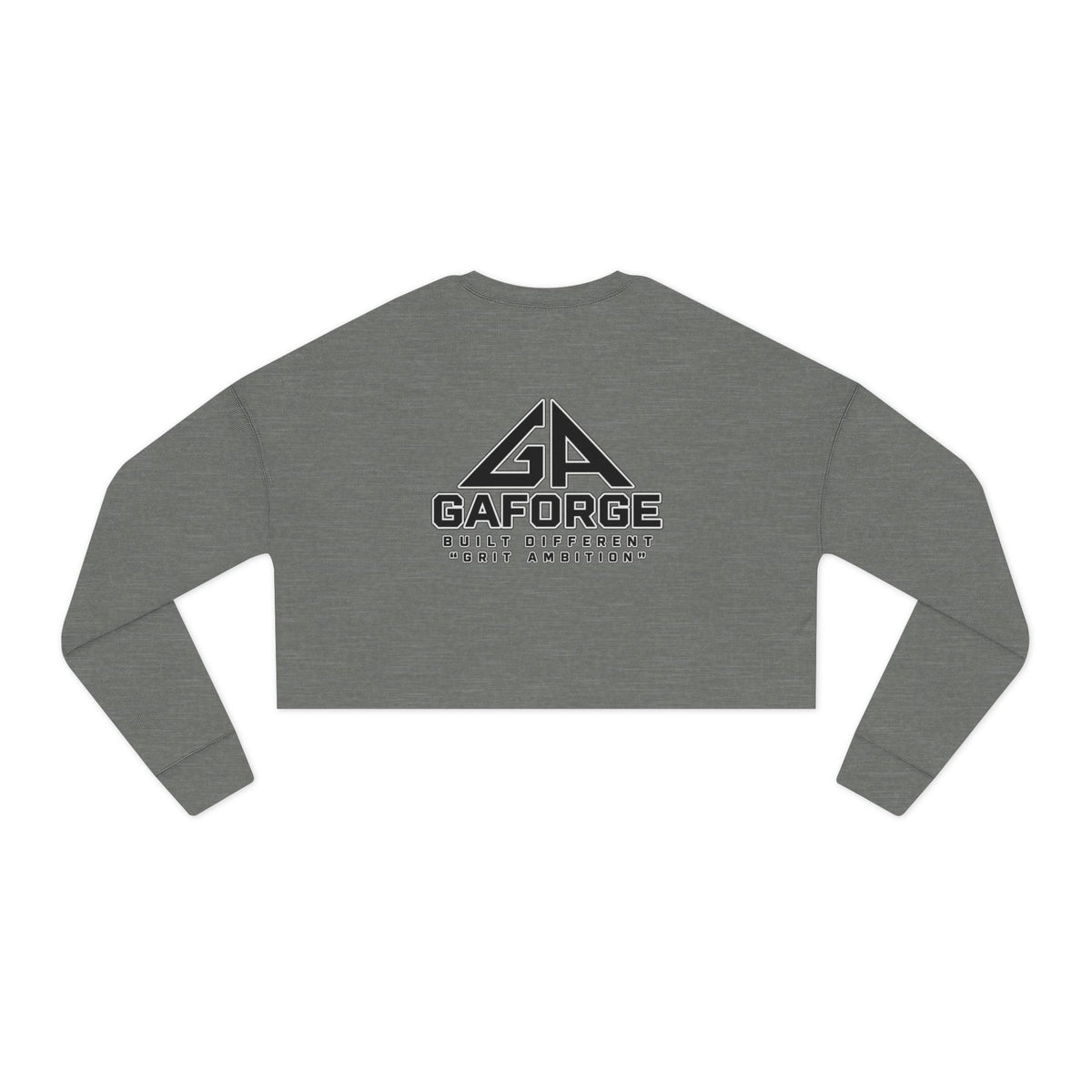 Gaforge Logo Cropped Sweatshirt — Women's Casual Branded Crewneck