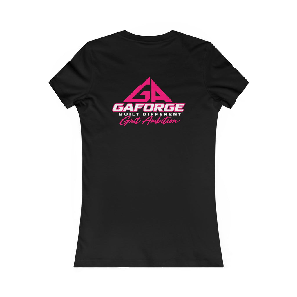 GAFORGE Women’s Graphic Tee — 'Grit Forge' Pink Logo