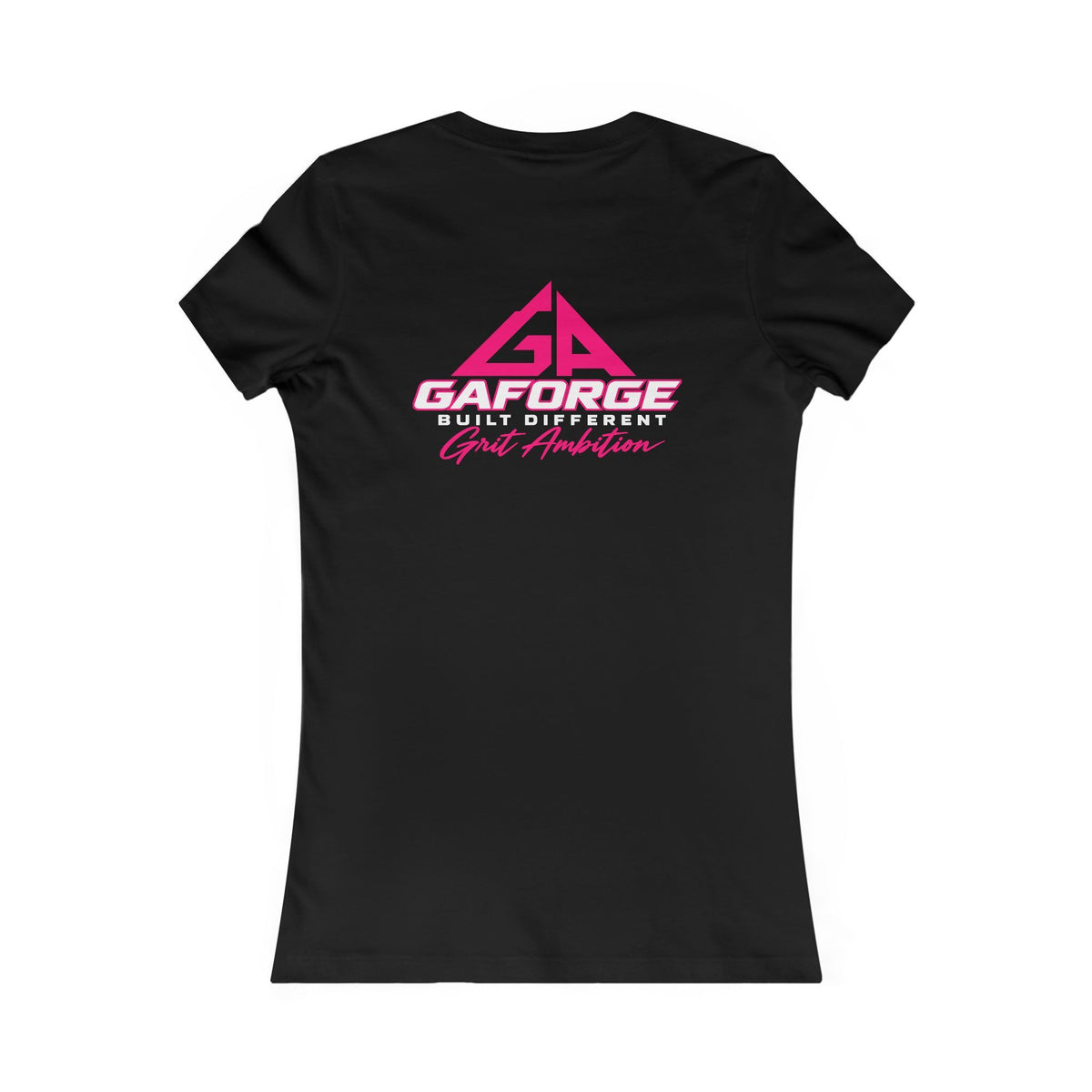 GAFORGE Women’s Graphic Tee — 'Grit Forge' Pink Logo
