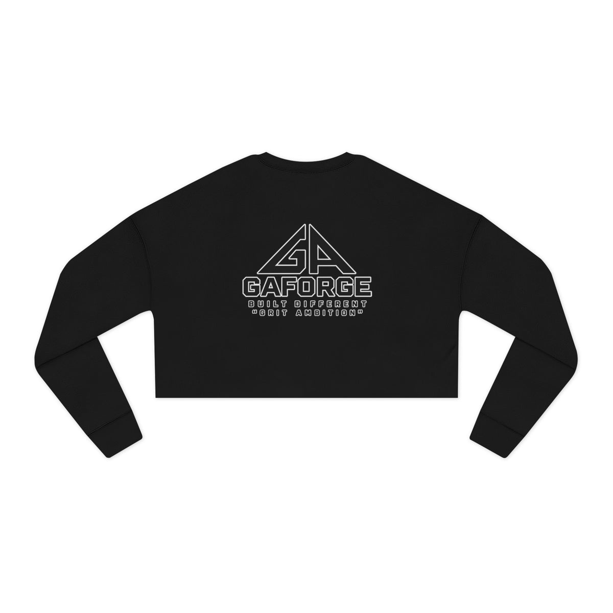 Gaforge Logo Cropped Sweatshirt — Women's Casual Branded Crewneck