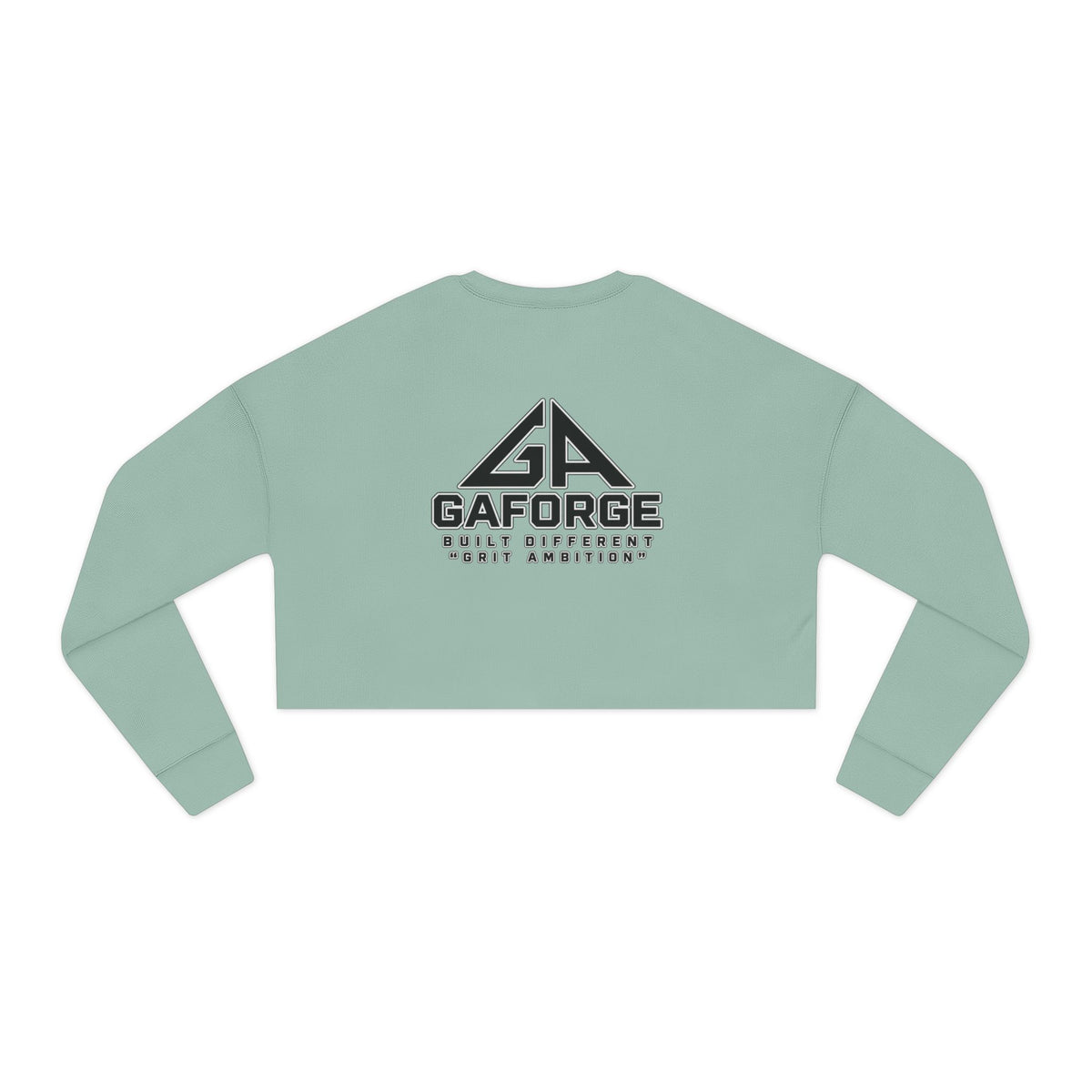 Gaforge Logo Cropped Sweatshirt — Women's Casual Branded Crewneck