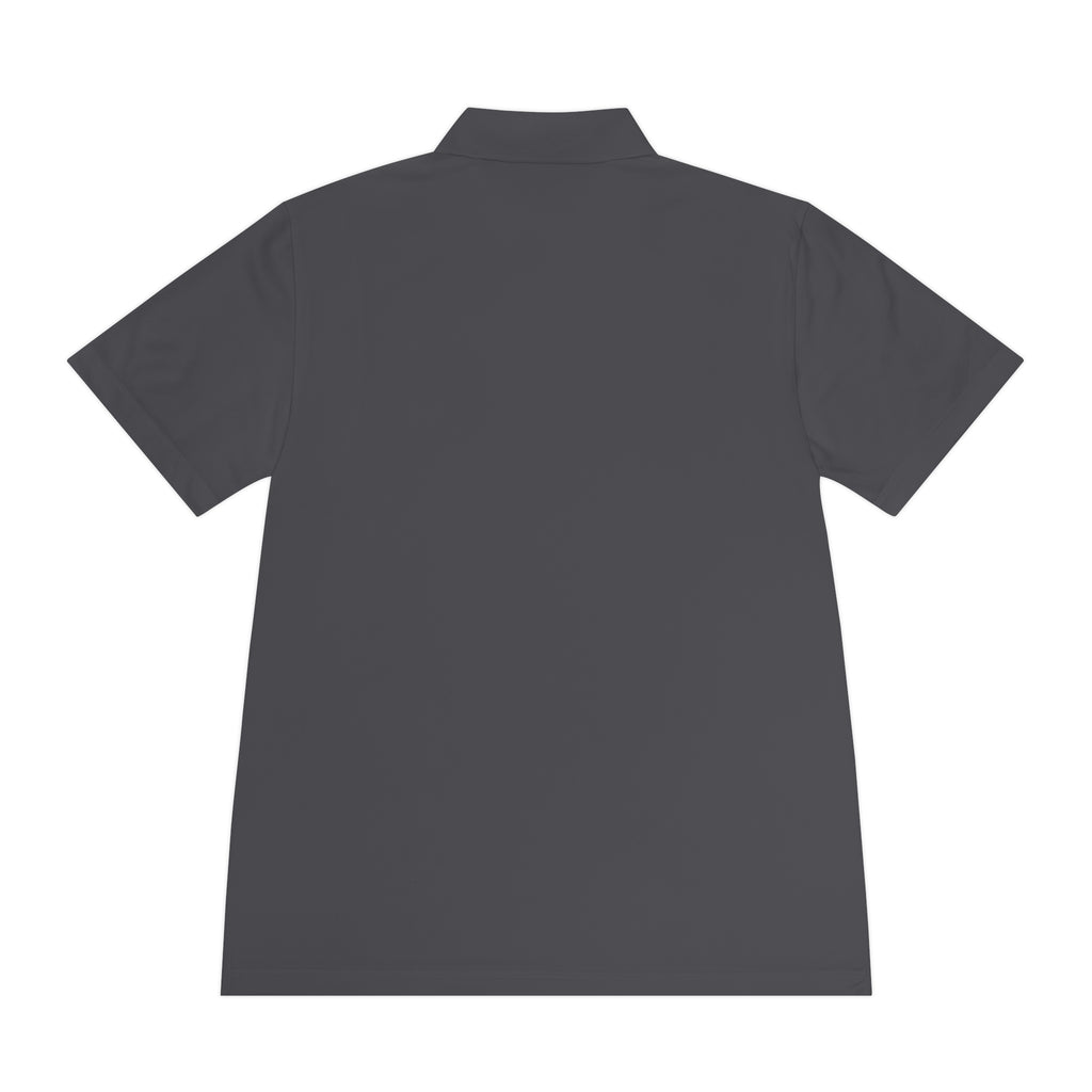 Gaforge Logo Men’s Sport Polo — Performance Black Golf Polo
