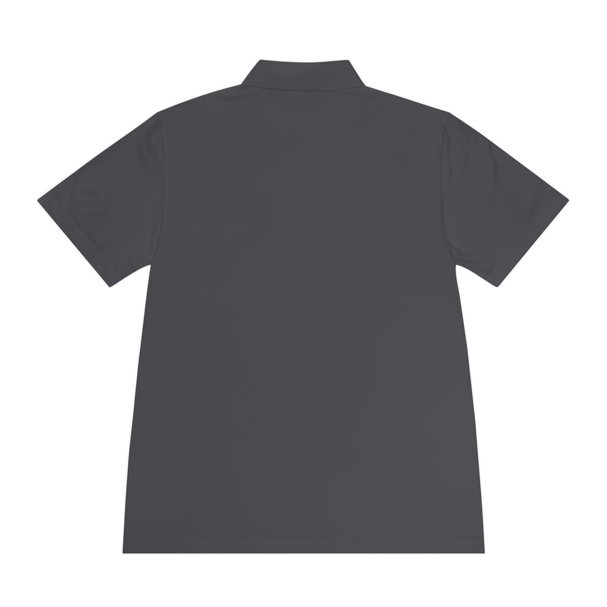 Gaforge Logo Men’s Sport Polo — Performance Black Golf Polo