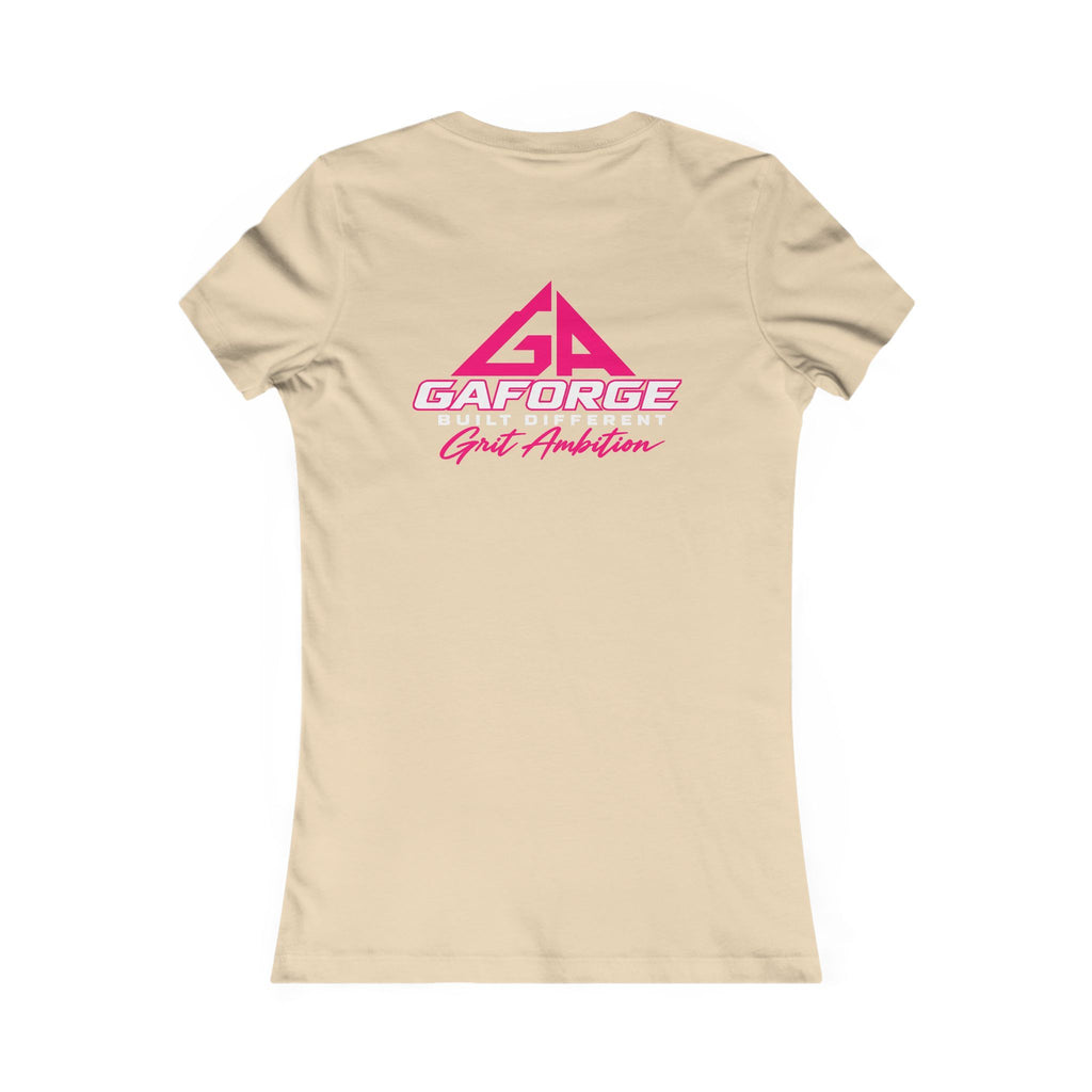 GAFORGE Women’s Graphic Tee — 'Grit Forge' Pink Logo