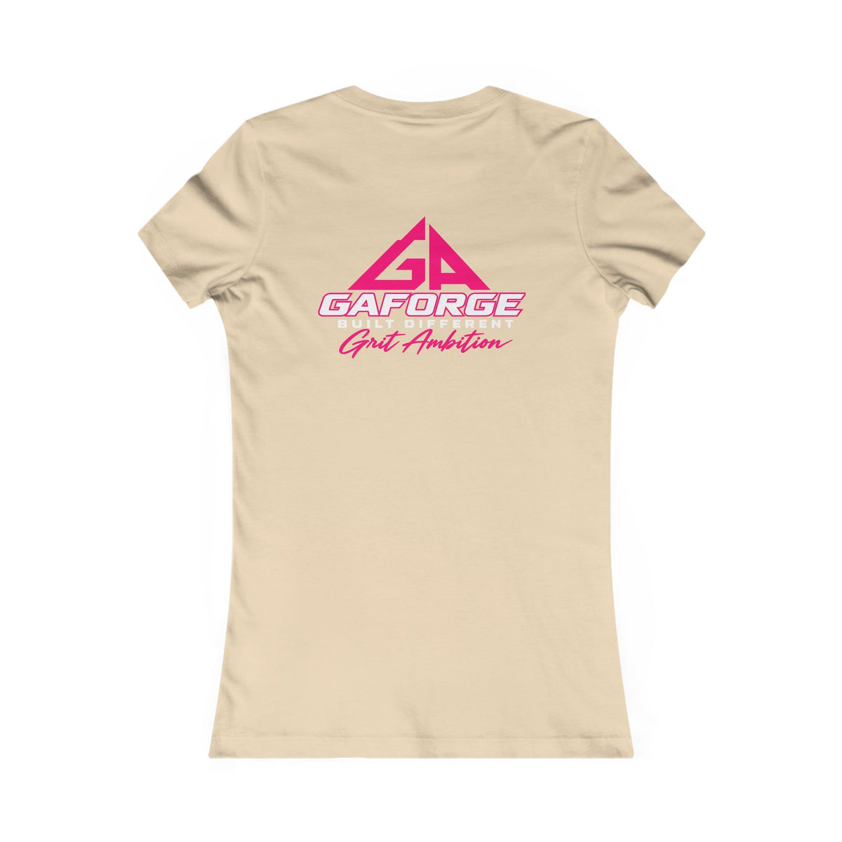 GAFORGE Women’s Graphic Tee — 'Grit Forge' Pink Logo
